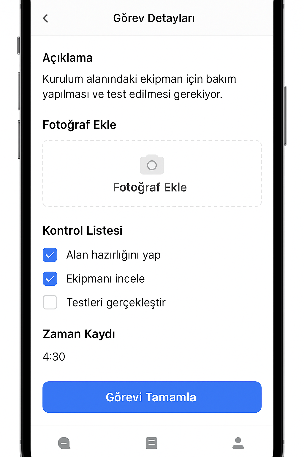 Saha Ekibi Yönetim Uygulaması – Görsel 2