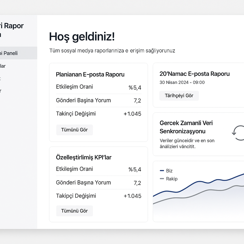Otomatik Sosyal Medya Raporlama Sistemi – Görsel 3
