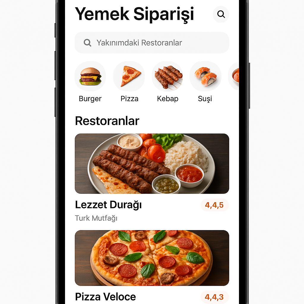 Yerel Restoran Sipariş Uygulaması
