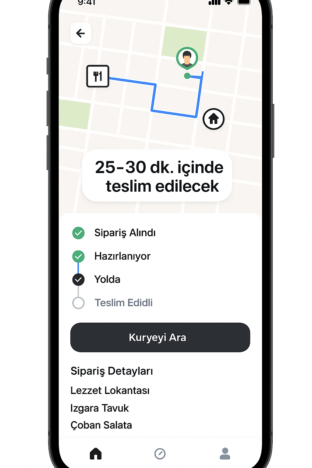 Yerel Restoran Sipariş Uygulaması – Görsel 3